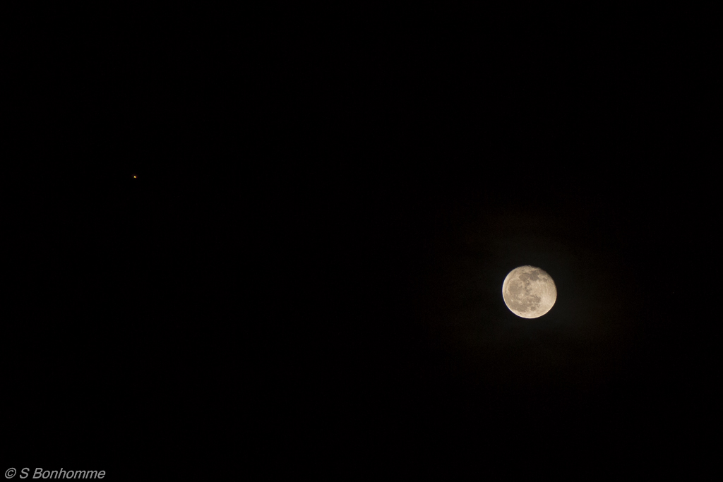 Lune et Mars 18/03/2014 23H03